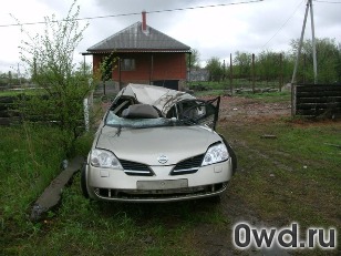 Битый автомобиль Nissan Primera